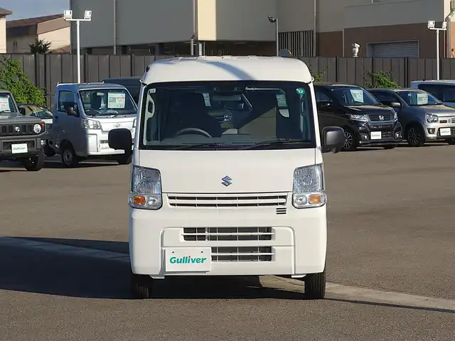 スズキ エブリイ PA 山形県 2024(令6)年 0.1万km スペリアホワイト パートタイム4WD/デュアルカメラブレーキサポート/カーラジオ/　　【AM/FM】/両側スライドドア/オートライト/撥水シート/コーナーセンサー/アイドリングストップ/純正フロアマット/オーバーヘッドシェルフ/スペアキー×1