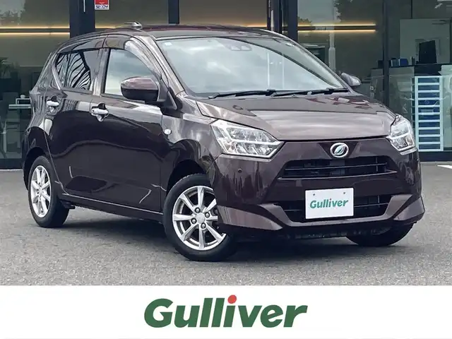 ダイハツ ミラ イース G リミテッド SAⅢ 栃木県 2019(平31)年 3.4万km プラムブラウンクリスタルマイカ スマートアシスト3/社外メモリナビ/フルセグTV/DVD/Bluetooth/MSV/バックカメラ/ETC/シートヒーター/スマートキー/プッシュEgスタート/LEDヘッドライト/オートハイビーム/アイドリングストップ/コーナーセンサー/純正14インチAW/純正フロアマット/サイドエアバッグ