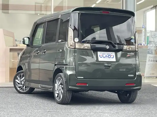 スズキ スペーシア カスタム TS 岐阜県 2014(平26)年 6.8万km クールカーキPM (株)IDOMが運営する【じしゃロン多治見店】の自社ローン専用車両になります。こちらは現金またはオートローンご利用時の価格です。自社ローンご希望の方は別途その旨お申付け下さい。/社外ナビ/　（Bluetooth/DVD/フルセグ）/両側パワースライドドア/アイドリングストップ/オートライト/フォグランプ/ETC
