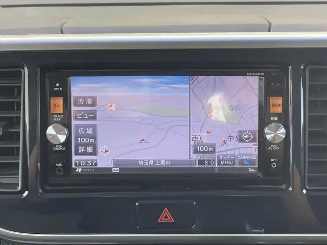 日産 デイズ ルークス ライダー Bライン HWS X Gパッケージ 福岡県 2014(平26)年 5.5万km ブラック (株)IDOMが運営する【じしゃロン八幡西店】の自社ローン専用車両になります。こちらは現金またはオートローンご利用時の価格です。自社ローンご希望の方は別途その旨お申付け下さい/純正ナビ MP314D-W/TV/CD/DVD/BT/アラウンドビューモニター/両側パワースライドドア/ETC
