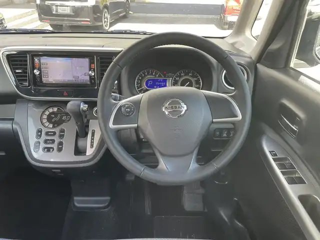 日産 デイズ ルークス ライダー Bライン HWS X Gパッケージ 福岡県 2014(平26)年 5.5万km ブラック (株)IDOMが運営する【じしゃロン八幡西店】の自社ローン専用車両になります。こちらは現金またはオートローンご利用時の価格です。自社ローンご希望の方は別途その旨お申付け下さい/純正ナビ MP314D-W/TV/CD/DVD/BT/アラウンドビューモニター/両側パワースライドドア/ETC