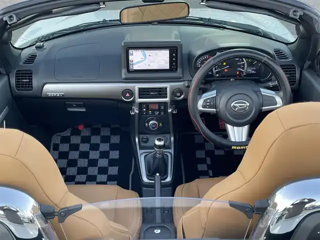 ダイハツ コペン セロ 福島県 2022(令4)年 4.1万km パールホワイトⅢ ワンオーナー/純正メモリーナビ/CD/DVD/BT/SD/フルセグTV/純正16インチAW/革調シートカバー/シートヒーター/ステアリングリモコン/トランクイージークローズ/バックカメラ/オートライト/LEDヘッドライト/フォグライト/プッシュスタート/フロアマット