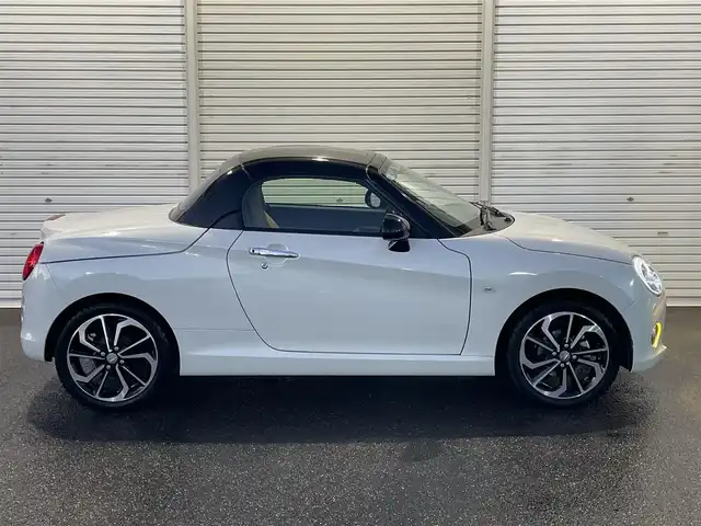 ダイハツ コペン セロ 福島県 2022(令4)年 4.1万km パールホワイトⅢ ワンオーナー/純正メモリーナビ/CD/DVD/BT/SD/フルセグTV/純正16インチAW/革調シートカバー/シートヒーター/ステアリングリモコン/トランクイージークローズ/バックカメラ/オートライト/LEDヘッドライト/フォグライト/プッシュスタート/フロアマット