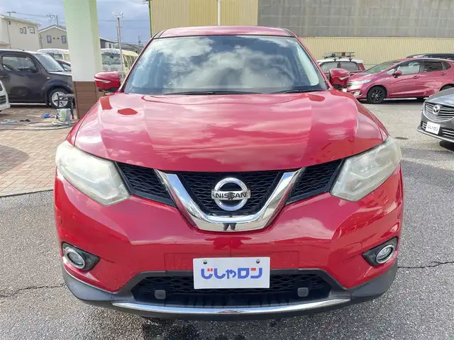 日産 エクストレイル 20X エマージェンシーブレーキ 新潟県 2014(平26)年 7.6万km バーニングレッド (株)IDOMが運営する【じしゃロン新潟店】の自社ローン専用車両になります。/こちらは現金またはオートローンご利用時の価格です。自社ローンご希望の方は別途その旨お申付け下さい/プッシュスタート/スマートキー/スペアキー１本付き/純正ナビ/ワンセグテレビ(走行時視聴不可)/Bluetooth接続可能/CD、DVD、AM、FM視聴可能/全方位カメラ/クルーズコントロール/ドライブレコーダー/ETC/シートヒーター(D席N席)/リモコンオートバックドア/本革巻きステアリング/ウインカーミラー/純正AW