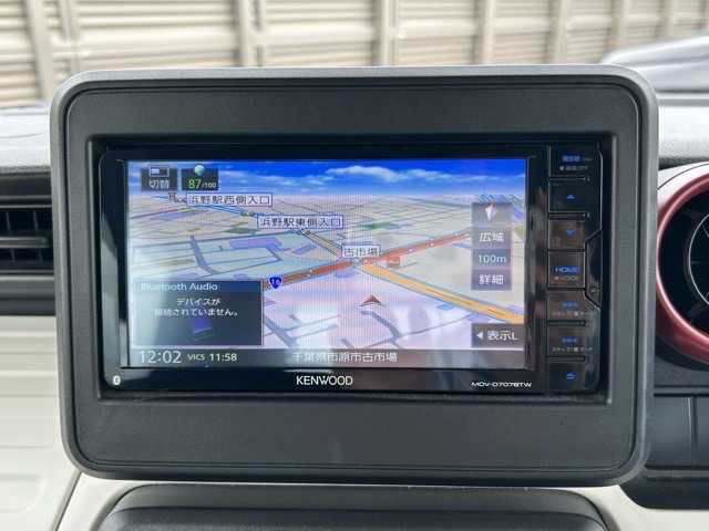 スズキ スペーシア HYBRID G 千葉県 2021(令3)年 2.4万km アーバンブラウンパールメタリック KENWOODナビ/フルセグTV/CD/DVD再生/Bluetoothオーディオ/バックカメラ/ETC/前方ドライブレコーダー/運転席シートヒーター/レーンキープアシスト/衝突軽減ブレーキ/プッシュスタート/オートライト/ヘッドライトレベライザー/フロアマット/ドアバイザー