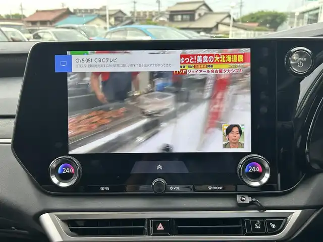 レクサス ＲＸ 450h+ バージョンL 愛知県 2023(令5)年 3.4万km シルバー サンルーフ /デジタルインナーミラー /純正ディスプレイオーディオ、ナビ/フルセグTV/BT/AC100V/パノラミックビューモニター/ビルトイン2.0ETC/純正21インチAW/レクサスチームメイト/レクサスセーフティシステム/ブラインドスポットモニター/ヘッドアップディスプレイ/レーダークルーズコントロール/パワーバックドア/レーダー探知機/ハーフレザーシート/前席パワーシート（D席メモリー付き）/シートヒーター /シートベンチレーション/ハンドルヒーター /スペアキー