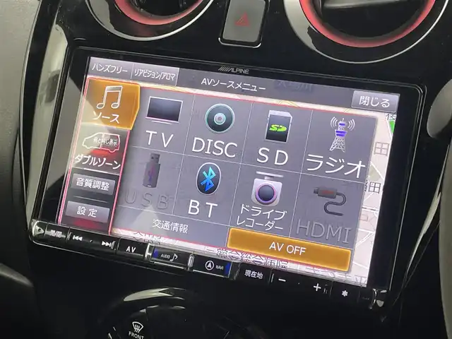 日産 ノート e－パワー ニスモ 埼玉県 2020(令2)年 5.9万km ダークメタルグレー 社外ナビ（9インチ）/Bluetooth、TV、CD、DVD、SD、USB、HDMI、AppleCarPlay、AndroidAuto/ニスモ専用アルカンターラシート/ニスモ専用本革アルカンターラ3本スポーク/アラウンドビューモニター/インテリジェントルームミラー/オートライト/ハイビームアシスト/ヒルスタートアシスト/踏み間違い防止アシスト/車線逸脱警報/プッシュスタート/ETC