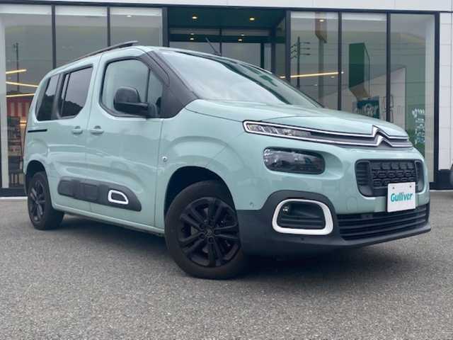 シトロエン ベルランゴ シャイン 兵庫県 2020(令2)年 11.6万km ライトブルー 純正ディスプレイオーディオ/(AppleCarplay/AndroidAuto)/(AM/FM/BT)/バックカメラ/クルーズコントロール/サンルーフ/プッシュスタート/両側スライドドア/ETC/LEDヘッドライト/オートライト/オートハイビーム/コーナーセンサー/ブラインドスポットモニター/パドルシフト/電動格納ミラー/ルーフレール