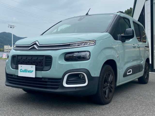 シトロエン ベルランゴ シャイン 兵庫県 2020(令2)年 11.6万km ライトブルー 純正ディスプレイオーディオ/(AppleCarplay/AndroidAuto)/(AM/FM/BT)/バックカメラ/クルーズコントロール/サンルーフ/プッシュスタート/両側スライドドア/ETC/LEDヘッドライト/オートライト/オートハイビーム/コーナーセンサー/ブラインドスポットモニター/パドルシフト/電動格納ミラー/ルーフレール