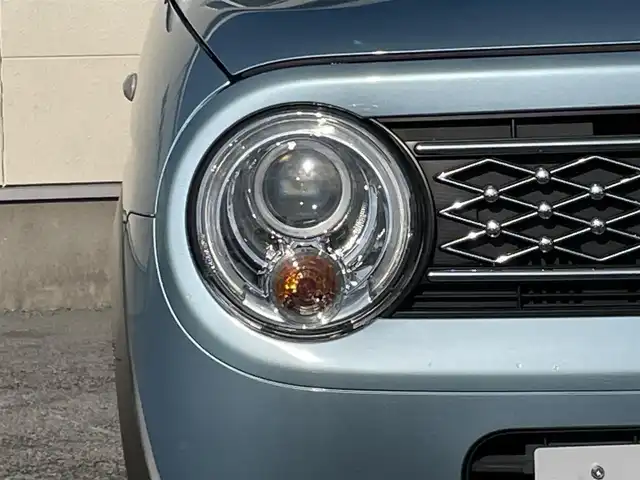 スズキ ラパン S セレクション 茨城県 2018(平30)年 4.3万km フィズブルーパールメタリック/ホワイト ・社外SDナビ(CD/DVD/BT/TV/FM/AM)/・ETC/・衝突被害軽減システム/・前席シートヒーター/・ステアリングスイッチ/・純正フロアマット/・純正ドアバイザー/・プッシュスタート/・アイドリングストップ