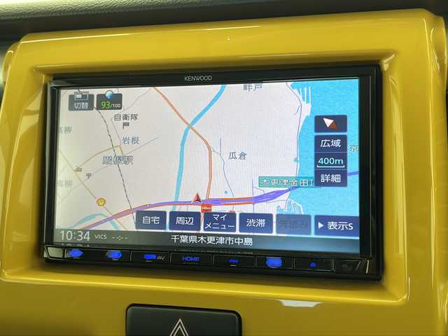 スズキ ハスラー G 千葉県 2017(平29)年 4.7万km アクティブイエロー/ブラック2トーンルーフ レーダーブレーキサポート/KENWOODナビ(MDV-L404)/CD　DVD　ワンセグTV　FM　AM/バックカメラ/前席シートヒーター/前方ドライブレコーダー/純正フロアマット/純正ドアバイザー/オートエアコン/プッシュスタート/スマートキー/アイドリングストップ/横滑り防止装置