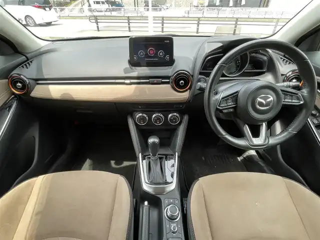 マツダ デミオ XDテーラードブラウン 岐阜県 2018(平30)年 5.5万km ディープクリムゾンマイカ 純正SDナビ/AM FM BT/バックカメラ/シートヒーター/オートライト/LEDライト/パドルシフト/フォグライト