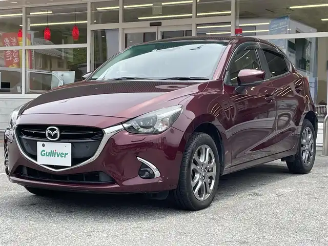 マツダ デミオ XDテーラードブラウン 岐阜県 2018(平30)年 5.5万km ディープクリムゾンマイカ 純正SDナビ/AM FM BT/バックカメラ/シートヒーター/オートライト/LEDライト/パドルシフト/フォグライト