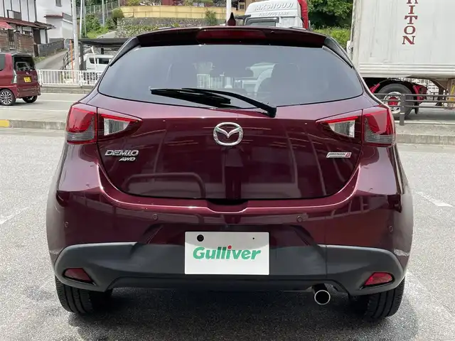 マツダ デミオ XDテーラードブラウン 岐阜県 2018(平30)年 5.5万km ディープクリムゾンマイカ 純正SDナビ/AM FM BT/バックカメラ/シートヒーター/オートライト/LEDライト/パドルシフト/フォグライト