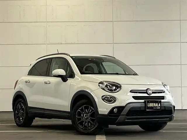 フィアット ５００Ｘ クロス 山形県 2019(令1)年 3.9万km BIANCO GHIACCIO 純正ディスプレイオーディオ/バックカメラ/AppleCarplay/アダプティブクルーズコントロール/レーンキープアシスト/ブラインドスポットモニター/ブラウンレザーシート/シートヒーター/フォグランプ/LEDヘッドライト/パドルシフト/コーナーセンサー