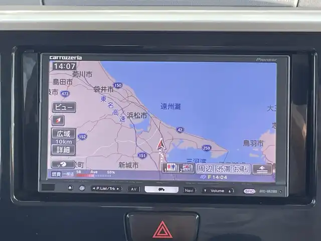 三菱 ｅＫスペース カスタムT e－アシスト 愛知県 2015(平27)年 5.6万km アメジストブラック/シルキーホワイト RAYSボルクレーシング16インチアルミホイール/RS-R車高調/カロッツェリアHDDナビ/CD/DVD再生/バックカメラ/フルセグTV/ETC/ミュージックサーバー（HDD録音）/Bluetooth接続/両側パワースライドドア/純正フロアマット/HIDヘッドライト/オートライト/横滑り防止装置/衝突軽減ブレーキ/電動格納ミラー/i-safeドライブレコーダー（前）/スマートキー/プッシュスタート