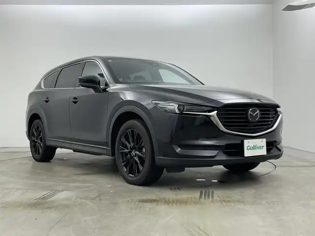 マツダ ＣＸ－８ XD ブラックトーンエディション 岡山県 2022(令4)年 3.3万km ジェットブラックマイカ BOSEスピーカー/純正10.25インチナビ/・フルセグTV/Bluetooth接続/360°ビューモニター/衝突被害軽減ブレーキ/レーンキープアシスト/レーダークルーズコントロール/ブラインドスポットモニター/ワイヤレス充電/ステアリングスイッチ/ステアリングヒーター/ハーフレザーシート/・パワーシート/・シートヒーター/スマートキー＆プッシュスタート/オートブレーキホールド/ヘッドアップディスプレイ/オートハイビーム/横滑り防止/カーテンエアバック/サイドエアバック/左右分離型フルオートエアコン/純正LEDヘッドライト