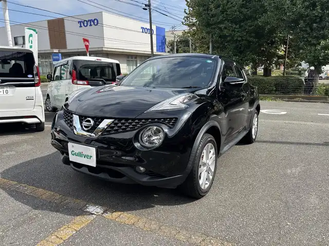 日産 ジューク 15RX Vセレクション 神奈川県 2019(平31)年 4.1万km 黒 メモリナビ/全方位モニター/フルセグテレビ/ETC