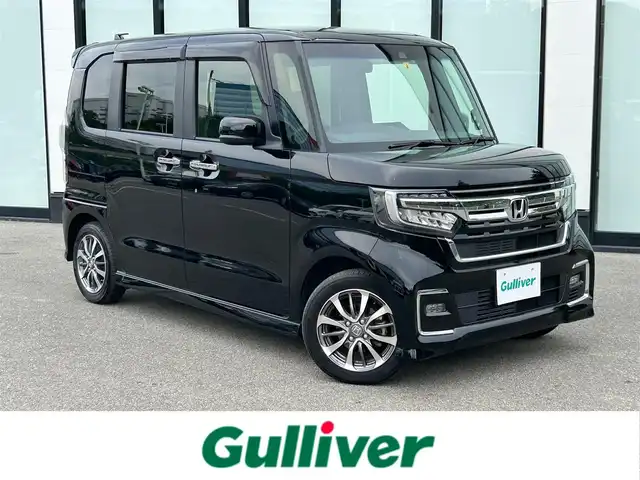 ホンダ Ｎ ＢＯＸ カスタム L 大阪府 2023(令5)年 1.8万km クリスタルブラックパール 社外メモリナビ/・CD/DVD/BT/フルセグ/ホンダセンシング/・衝突軽減ブレーキ/・追従クルコン/・車線維持支援システム/・誤発信抑制/・標識認識機能/・歩行者事故低減ステアリング/両側パワースライドドア/ＬＥＤライト/バックカメラ/純正アルミ/スマート/ＥＴＣ