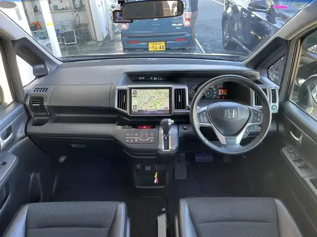 ホンダ ステップワゴン スパーダ Z クールスピリット 東京都 2014(平26)年 5.4万km プレミアムコスミックバイオレットパール 純正ナビ/バックカメラ/フルセグTV/ETC/前方ドライブレコーダー/横滑り防止装置/純正フロアマット/純正サイドバイザー/両側電動スライドドア/オートライト/パドルシフト/スマートキー