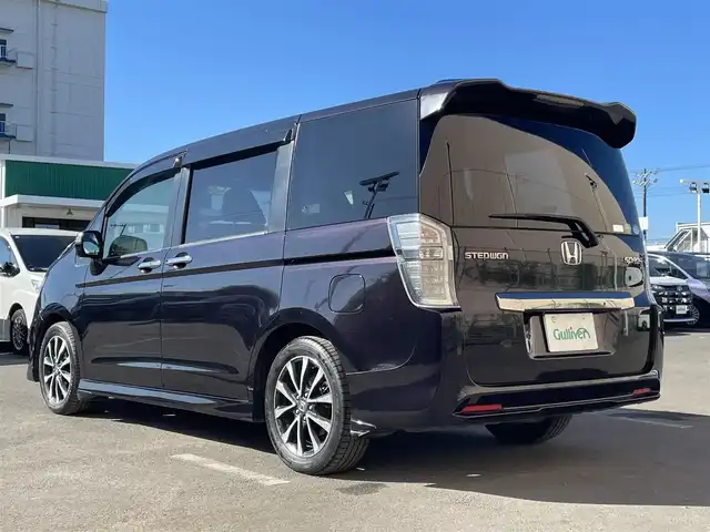 ホンダ ステップワゴン スパーダ Z クールスピリット 東京都 2014(平26)年 5.4万km プレミアムコスミックバイオレットパール 純正ナビ/バックカメラ/フルセグTV/ETC/前方ドライブレコーダー/横滑り防止装置/純正フロアマット/純正サイドバイザー/両側電動スライドドア/オートライト/パドルシフト/スマートキー