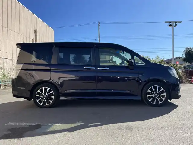 ホンダ ステップワゴン スパーダ Z クールスピリット 東京都 2014(平26)年 5.4万km プレミアムコスミックバイオレットパール 純正ナビ/バックカメラ/フルセグTV/ETC/前方ドライブレコーダー/横滑り防止装置/純正フロアマット/純正サイドバイザー/両側電動スライドドア/オートライト/パドルシフト/スマートキー