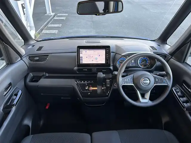 日産 ルークス HWS X プロパイロットED 静岡県 2024(令6)年 0.2万km オーシャンブルーP プロパイロット/純正10インチナビ/FM/AM/CD/DVD/Bluetooth/SD/両側電動スライドドア/全周囲カメラ/オートライト/LEDヘッドライト/追従クルーズコントロール/前後コーナーセンサー/スマートキー/スペアキー/プッシュスタート/純正14AW