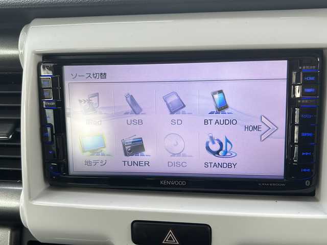 スズキ ハスラー Jスタイル 宮崎県 2015(平27)年 8.1万km ブルーイッシュブラックパール 社外ナビ/(Bluetooth、フルセグTV)/バックカメラ/シートヒーターD席+N席/ETC/ステアリングスイッチ/純正ドアバイザー/純正ラバーフロアマット