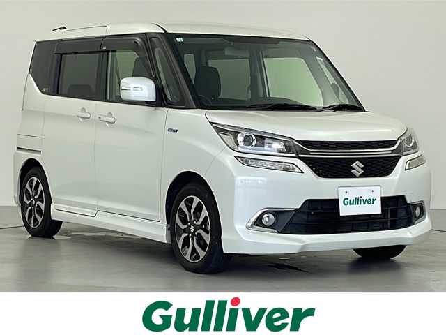 スズキ ソリオ バンディット HV MV Dカメラ ブレーキS 岐阜県 2018(平30)年 4.8万km ピュアホワイトP 社外ナビ/CD/DVD/Bluetooth/SD/バックモニター/片側パワースライドドア/デュアルセンサーブレーキサポート/シートーヒーター/コーナーセンサー/クルーズコントロール/ETC/純正ドアバイザー/純正フロアマット/純正15インチアルミホイール/スマートキー/プッシュスタート