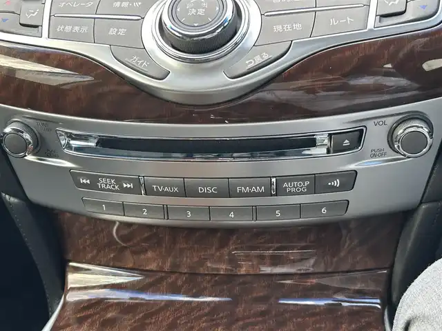 日産 フーガ 250GT 福島県 2015(平27)年 6.7万km 茶Ｍ カラー番号【CAN】プレミアムブラウンメタリック/純正ナビ/(CD/DVD/Bluetooth/フルセグTV)/アラウンドビューモニター/OP　本革パッケージ/ブラック革シート/前席シートヒーター/エアシート/OP　BOSEサラウンドサウンドシステム/全方位運転支援システム/エマージェンシーブレーキ/ディスタンスコントロールアシスト/インテリジェントクルーズコントロール/LEDオートライト/アクティブAFS/LEDフロントフォグ/ビルトインETC/インテリジェントキー/エンジンプッシュスタート/前席パワーシート/パワーオットマン(助手席)/純正フロアマット/保証書/取説/スペアキー/ドライブレコーダー