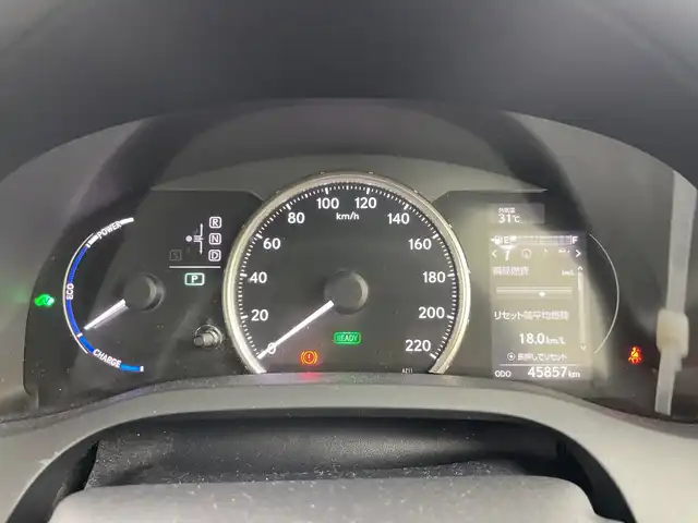 レクサス ＣＴ 200h Fスポーツ 愛知県 2017(平29)年 4.6万km グラファイトブラックガラスフレーク 純正8インチナビ/（AM/FM/フルセグTV/Bluetooth/CD/DVD）/バックカメラ/レーダークルーズコントロール/ETC２．０/前後ドライブレコーダー/D/N席シートヒーター/D/N席パワーシート/純正17インチアルミホイール/パドルシフト/LEDヘッドライト/フロントフォグ/スマートキー/プッシュスタート/革巻きステアリング/電動格納ミラー/純正フロアマット