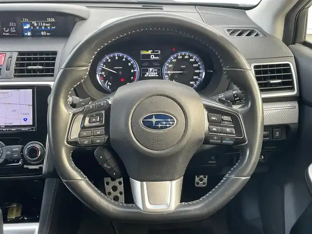 スバル レヴォーグ 1．6GT－S アイサイト 滋賀県 2016(平28)年 7.4万km スティールブルーグレーM 純正メモリナビ/・AM/FM/・CD/DVD/・SD/USB/・Bluetooth/・フルセグTV/バックカメラ/左サイドカメラ/ステアリングスイッチ/革巻きステアリング/パドルシフト/前方ドライブレコーダー/ETC/前席パワーシート/衝突軽減ブレーキ/レーンキープアシスト/リアビークルディテクション/先行車発進お知らせ/アダプティブクルーズコントロール/オートマチックヘッドライト/LEDヘッドライト/フォグランプ/オートハイビーム/ヒルスタートアシスト/電動格納ミラー/スタッドレスタイヤ積込