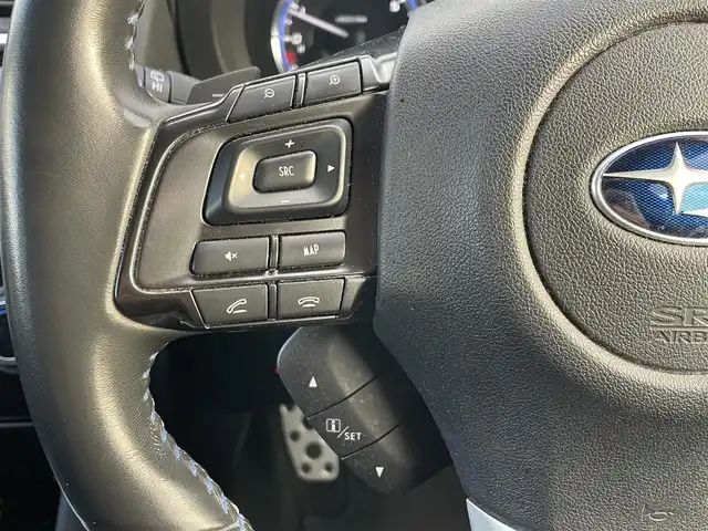 スバル レヴォーグ 1．6GT－S アイサイト 滋賀県 2016(平28)年 7.4万km スティールブルーグレーM 純正メモリナビ/・AM/FM/・CD/DVD/・SD/USB/・Bluetooth/・フルセグTV/バックカメラ/左サイドカメラ/ステアリングスイッチ/革巻きステアリング/パドルシフト/前方ドライブレコーダー/ETC/前席パワーシート/衝突軽減ブレーキ/レーンキープアシスト/リアビークルディテクション/先行車発進お知らせ/アダプティブクルーズコントロール/オートマチックヘッドライト/LEDヘッドライト/フォグランプ/オートハイビーム/ヒルスタートアシスト/電動格納ミラー/スタッドレスタイヤ積込