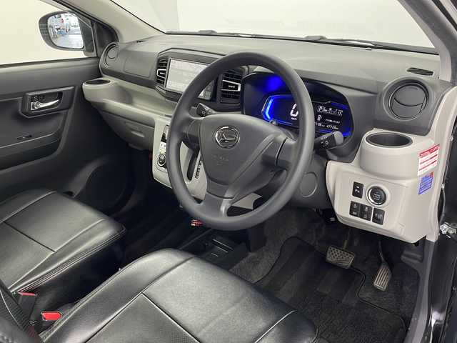 ダイハツ ミラ イース G リミテッド SAⅢ 栃木県 2019(平31)年 4.8万km ブラックマイカメタリック ワンオーナー/スマートアシスト3/純正ディーラーナビ（NSZN-W69D）/バックカメラ/フルセグTV/Bluetooth/シートヒーター（運転席・助手席）/LEDヘッドライト/オートライト/革調シートカバー/新車保証書/取扱説明書/スペアキー