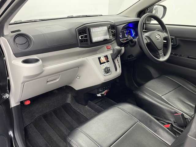 ダイハツ ミラ イース G リミテッド SAⅢ 栃木県 2019(平31)年 4.8万km ブラックマイカメタリック ワンオーナー/スマートアシスト3/純正ディーラーナビ（NSZN-W69D）/バックカメラ/フルセグTV/Bluetooth/シートヒーター（運転席・助手席）/LEDヘッドライト/オートライト/革調シートカバー/新車保証書/取扱説明書/スペアキー