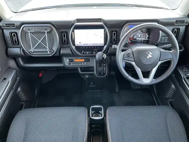 スズキ ハスラー Jスタイル 群馬県 2022(令4)年 3.1万km シフォンアイボリーメタリック/ガンメタリック2トーン ワンオーナー/純正ナビ/フルセグ/全方位カメラ/LEDヘッドライト/スマートキー×2/プッシュスタート/衝突軽減ブレーキ/レーンキープアシスト/前席シートヒーター/ビルトインETC/保証書・取説