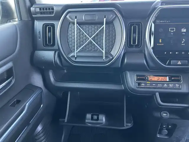 スズキ ハスラー Jスタイル 群馬県 2022(令4)年 3.1万km シフォンアイボリーメタリック/ガンメタリック2トーン ワンオーナー/純正ナビ/フルセグ/全方位カメラ/LEDヘッドライト/スマートキー×2/プッシュスタート/衝突軽減ブレーキ/レーンキープアシスト/前席シートヒーター/ビルトインETC/保証書・取説