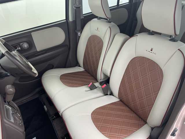 スズキ ラパン ショコラ X 新潟県 2014(平26)年 3.9万km シャンパンピンクPM 4WD/社外SDナビ/　　フルセグ/CD/BT/SD/LEDオートライト/純正15インチアルミホイール/オートエアコン/スマートキー/ETC