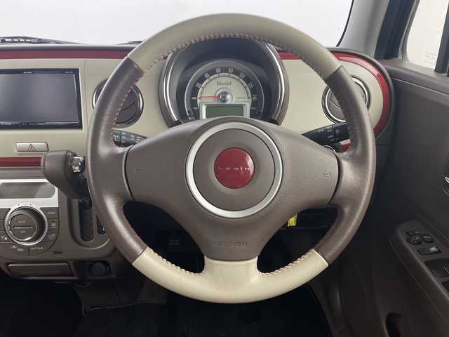 スズキ ラパン ショコラ X 新潟県 2014(平26)年 3.9万km シャンパンピンクPM 4WD/社外SDナビ/　　フルセグ/CD/BT/SD/LEDオートライト/純正15インチアルミホイール/オートエアコン/スマートキー/ETC