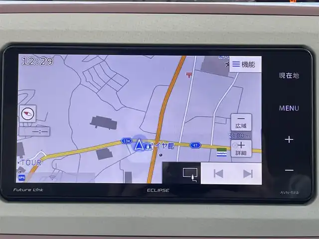 ダイハツ ムーヴ キャンバス X メイクアップ SA Ⅲ 愛媛県 2018(平30)年 4.8万km パールホワイトⅢ/ライトローズマイカメタリックⅡ 2トーン 衝突軽減ブレーキ/社外7型ナビ/フルセグTV/CD/Bluetooth/ETC/バックカメラ/コーナーセンサー/レーンキープアシスト/オートマチックハイビーム/スマートキー/プッシュスタート