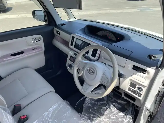 ダイハツ ムーヴ キャンバス X メイクアップ SA Ⅲ 愛媛県 2018(平30)年 4.8万km パールホワイトⅢ/ライトローズマイカメタリックⅡ 2トーン 衝突軽減ブレーキ/社外7型ナビ/フルセグTV/CD/Bluetooth/ETC/バックカメラ/コーナーセンサー/レーンキープアシスト/オートマチックハイビーム/スマートキー/プッシュスタート