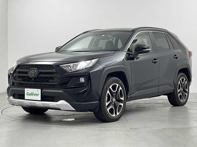 トヨタ ＲＡＶ４ アドベンチャー 群馬県 2021(令3)年 1万km アティチュードブラックマイカ サンルーフ　純正９型ディスプレイオーディオ　バックカメラ　ビルトインＥＴＣ　ドラレコ　アダプティブクルーズコントロール　パワーシート　シートヒーター／エアシート　ハンドルヒーター　ＢＳＭ　ＬＥＤ　禁煙