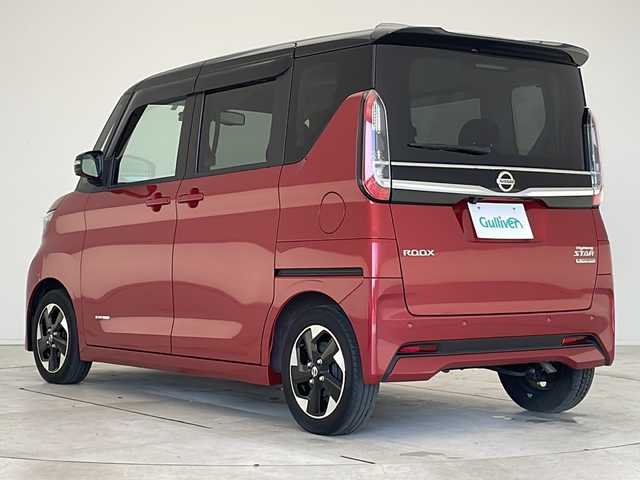 日産 ルークス HWS X プロパイロットED 愛知県 2022(令4)年 4.9万km スパークリングレッド/ブラック 衝突軽減システム/プロパイロット/純正ナビ/両側パワースライドドア/フルセグ/CD DVD/Bluetooth/バックカメラ/コーナーセンサー/純正アルミホイール/ETC/LEDヘッドライト/ドライブレコーダー/ステアリングスイッチ/スマートキー/プッシュスタート