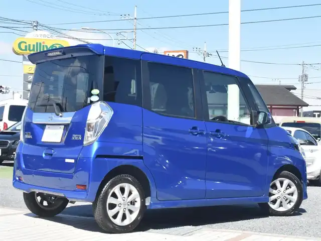 日産 デイズ ルークス ハイウェイスター Xターボ 神奈川県 2019(令1)年 2.9万km オーシャンブルーP 2WD/ターボ/日産純正ナビ/：地デジ/：CD/DVD/：Bluetooth/アラウンドビューカメラ/Fドラレコナビ連動/ETC/片側パワースライドドア/LEDヘッドランプ/：ハイビームアシスト/：オートライト/オーバーヘッドシーリングファン/後席サンシェード/エマージェンシーブレーキ/：車線逸脱警報/ーーーーーーーーーーーーーーーーー/スマートキー2個/保証書/取説/ナビ説/記録簿R2.3.4.5.