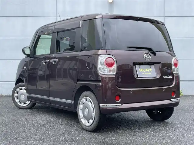 ダイハツ ムーヴ キャンバス G メイクアップ リミテッド　SAⅢ 千葉県 2021(令3)年 1.5万km プラムブラウンクリスタルマイカ 衝突軽減ブレーキ/全方位カメラ/両側パワースライドドア/純正８インチＳＤナビ/フルセグＴＶ/ＨＤＭＩ/Ｂｌｕｅｔｏｏｔｈ/ＬＥＤヘッドライト/オートハイビーム/プッシュスタート/スマートキー