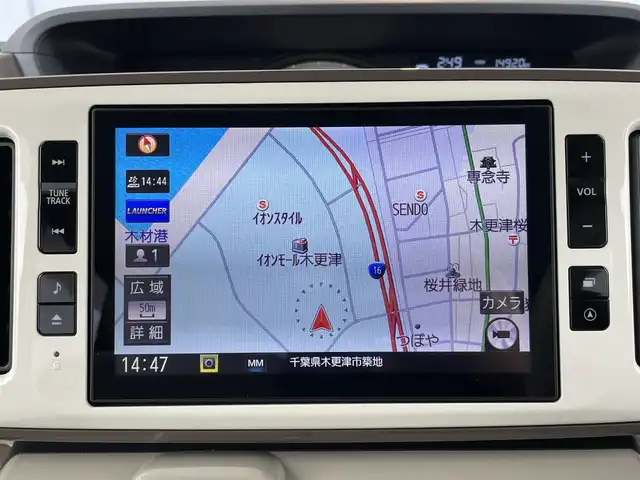 ダイハツ ムーヴ キャンバス G メイクアップ リミテッド　SAⅢ 千葉県 2021(令3)年 1.5万km プラムブラウンクリスタルマイカ 衝突軽減ブレーキ/全方位カメラ/両側パワースライドドア/純正８インチＳＤナビ/フルセグＴＶ/ＨＤＭＩ/Ｂｌｕｅｔｏｏｔｈ/ＬＥＤヘッドライト/オートハイビーム/プッシュスタート/スマートキー