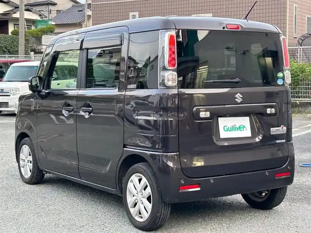 スズキ スペーシア HYBRID X 熊本県 2018(平30)年 4.7万km アーバンブラウンパールメタリック デュアルセンサーブレーキサポート/レーンキープアシスト/プッシュスタート/社外ナビ/（CD・DVD・フルセグTV・BTオーディオ・SD）/全方位カメラ/両側パワースライドドア/LEDヘッドライト/オートライト/右前席シートヒーター/横滑り防止装置/ウィンカーミラー/純正フロアマット/純正ドアバイザー/新車保証書/取扱説明書