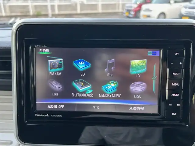 スズキ スペーシア HYBRID X 熊本県 2018(平30)年 4.7万km アーバンブラウンパールメタリック デュアルセンサーブレーキサポート/レーンキープアシスト/プッシュスタート/社外ナビ/（CD・DVD・フルセグTV・BTオーディオ・SD）/全方位カメラ/両側パワースライドドア/LEDヘッドライト/オートライト/右前席シートヒーター/横滑り防止装置/ウィンカーミラー/純正フロアマット/純正ドアバイザー/新車保証書/取扱説明書