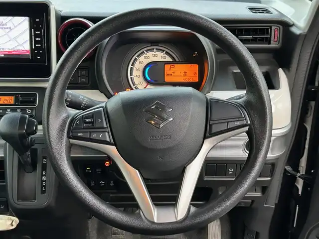 スズキ スペーシア HYBRID X 熊本県 2018(平30)年 4.7万km アーバンブラウンパールメタリック デュアルセンサーブレーキサポート/レーンキープアシスト/プッシュスタート/社外ナビ/（CD・DVD・フルセグTV・BTオーディオ・SD）/全方位カメラ/両側パワースライドドア/LEDヘッドライト/オートライト/右前席シートヒーター/横滑り防止装置/ウィンカーミラー/純正フロアマット/純正ドアバイザー/新車保証書/取扱説明書