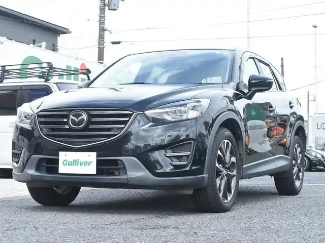 マツダ ＣＸ－５ 25S Lパッケージ 神奈川県 2016(平28)年 3.7万km ジェットブラックマイカ 純正メモリナビ/バックカメラ/フルセグテレビ/Bluetooth/アダプティブクルーズ/レザーシート/シートヒーター/パワーシート/ETC/LEDヘッドライト/スマートキー/プッシュスタート/保証書/取説/記録(H.29.R.1.3)